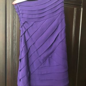 Alice and Olivia Pintuck Halter Dress